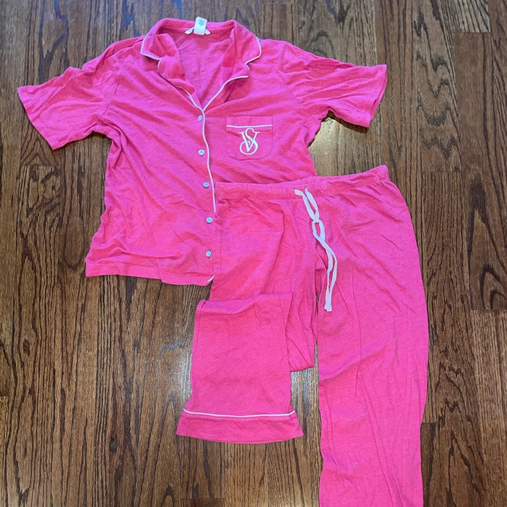 Pink pajama set